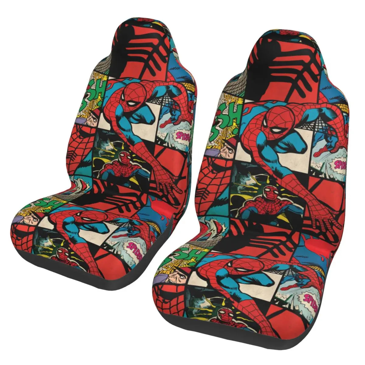 Spidey Spiderman Universal Car Seat Cover for most cars Suitable For All Kinds Models Superheros Seat Covers Polyester Fishing