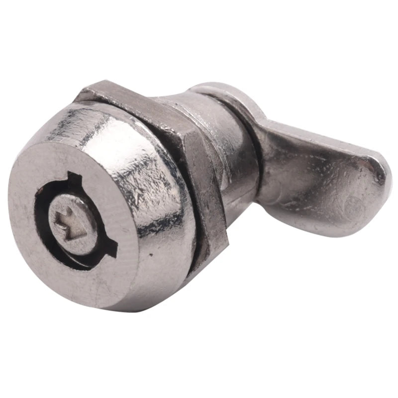 HOT- Cabinet Door Quarter Turn Security Tubular Cam Lock w Keys