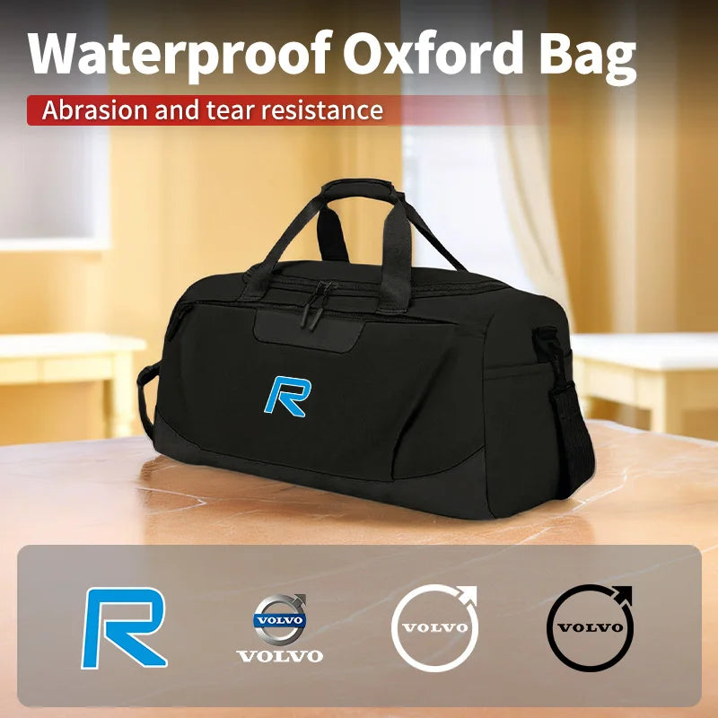 Car Logo Gym Bag Waterproof Outdoor Sports Bag Golf Travel Backpack For Volvo XC90 XC60 C30 T6 S60 C70 XC40 V40 XC70 V70 V60 V50