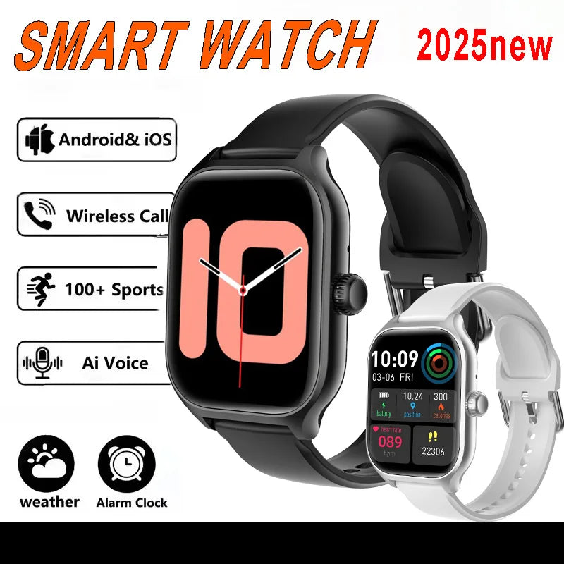 Smart Watch Bluetooth Calling Message Notification Multi-Sport Mode Heart Rate Blood Pressure Blood Oxygen Monitoring SmartWatch