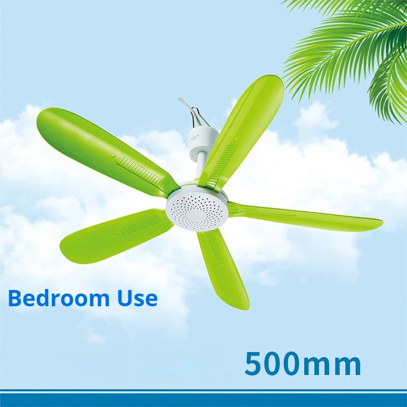 220V AU/EU/UK Silent 5 Leaves Ceiling Canopy fan with 1.8m switch Hanging Fan for Camping Bed Dormitory Tent  celling fan