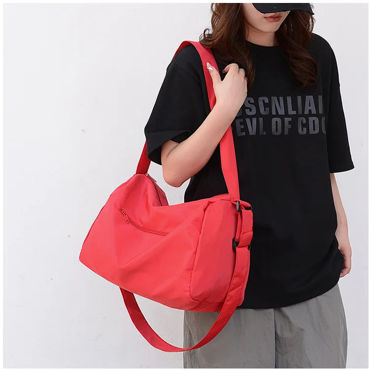 2025 Large capacity Travel Tote Bags for Women nylon Shoulder Messenger Bag Sports Yoga Satchels Fashion Woman Handbag