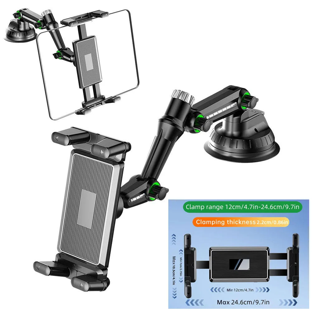 Universal Car Phone Holder Car Tablet Holder Long Arm Suction Cup Mount For iPad Tablet SUV Truck Vehicle Windshield Window