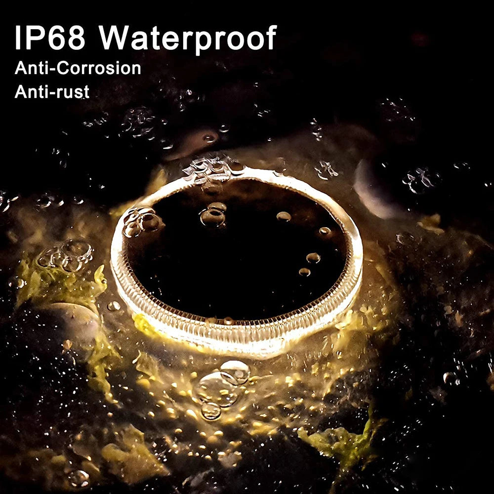 24LED Solar Garden Light Outdoor Solar Lighting Solar Deck Light Step Lights Stair Light Waterproof Lawn Lamps Underground Light