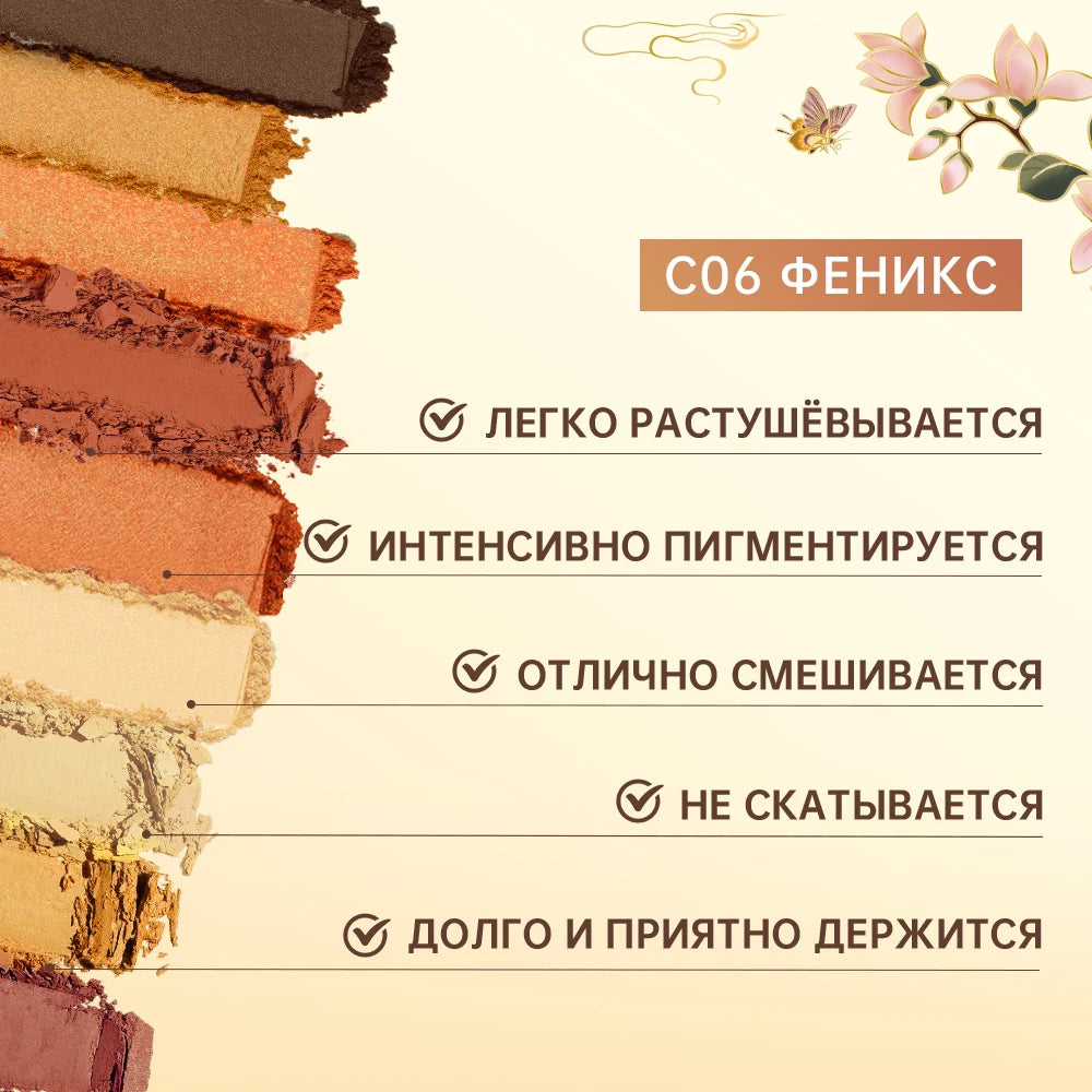CATKIN Dreamworld Eyeshadow Palette Makeup, Matte Shimmer 9 Colors, Highly Pigmented, Creamy Texture Natural Bronze Neutral