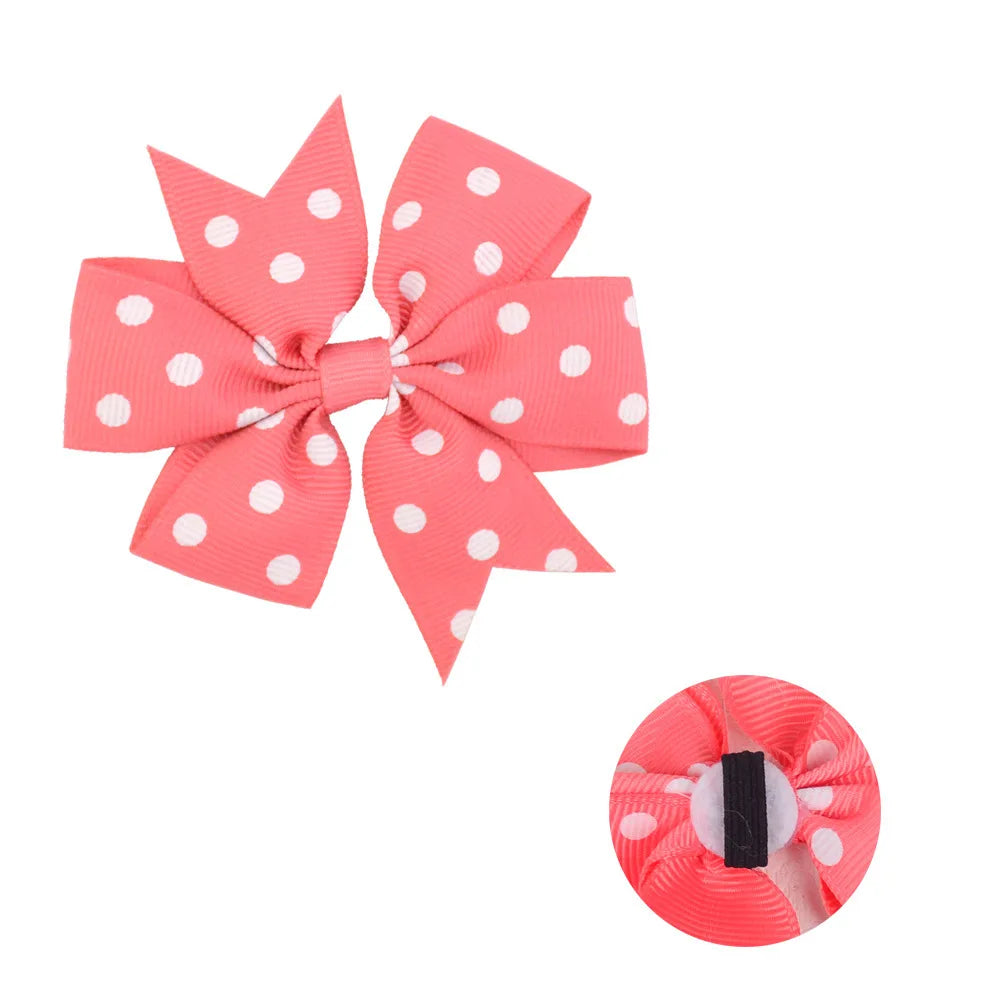 50/100pcs Dot Pet Accessories Dog Collar Bow Tie Slideable Dog Bow Ties Solid DIY Dog Collar Accessories Small Dogs Cat Bowties