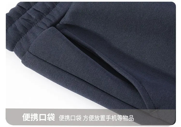 2026 Men's New Straight-Leg Casual Suit Trendy Hooded Sweatshirt and Sweatpants Loose Fit Versatile Casual Autumn Sports Suit