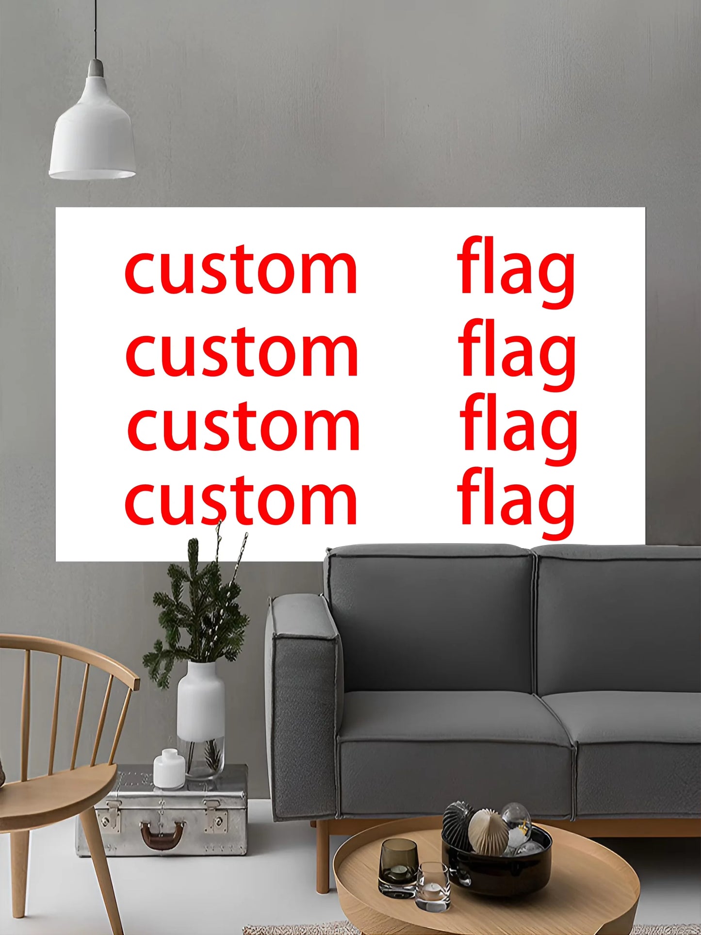FLAGDOM 60X90 90X150cm Flags And Banners Graphic Custom Printed Flag With Shaft Cover Brass Grommets Design Outdoor Decoration