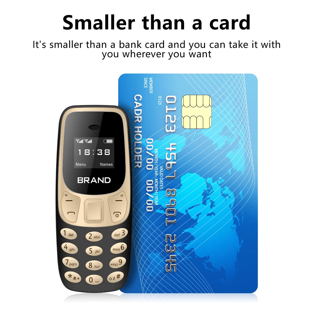 SERVO BM10 Super Mini Mobile Phone Dual SIM Magic Voice Dial Bluetooth Earphone Auto Call Recording Blacklist Mp3  2G Cellphones