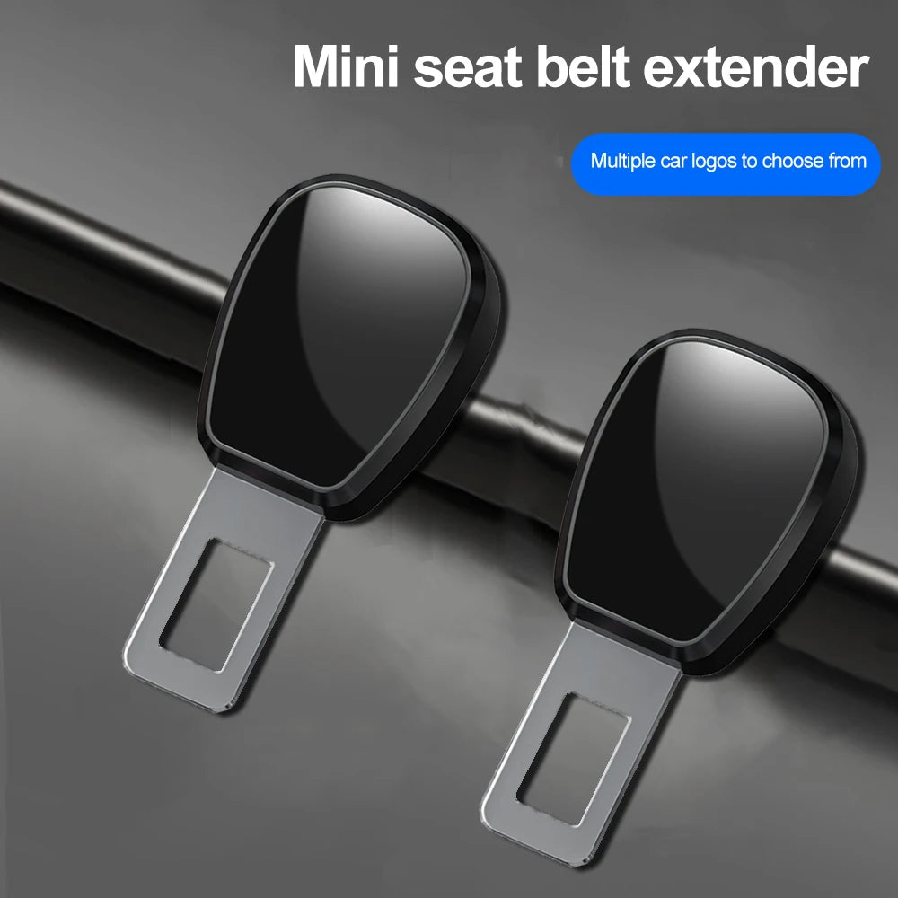 1/2PCS Car Seat Belt Clip Extender Auto Safety Belt Extension Thick Insert Socket Extender Safety Buckle Seat belt buckle plug