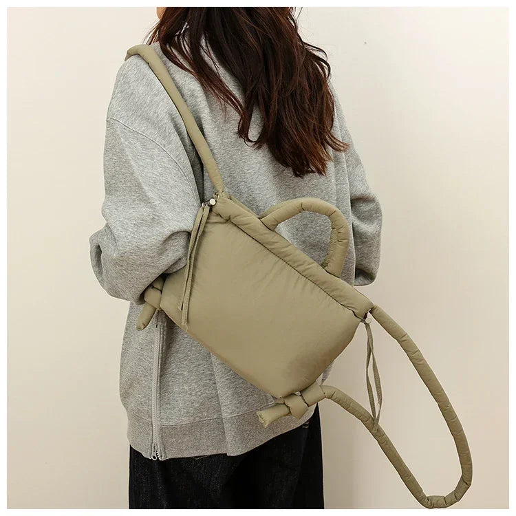 Super Cool Simple Versatile Handbags for Women 2025 Casual Hot Sale Colorful Nylon Small Square Shoulder and Crossbody Bags