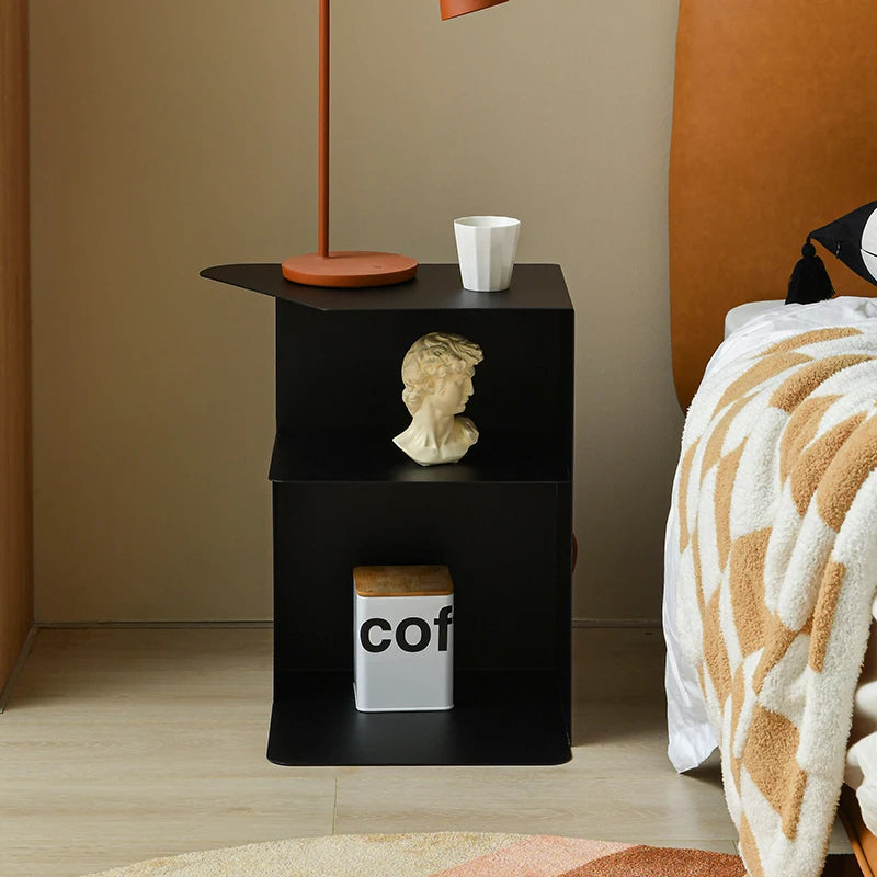 Home Creative Sofa Side Table Balcony Coffee Table Minimalist Bedside Cabinet,Portable Multi-Purpose Storage RackSmall Furniture