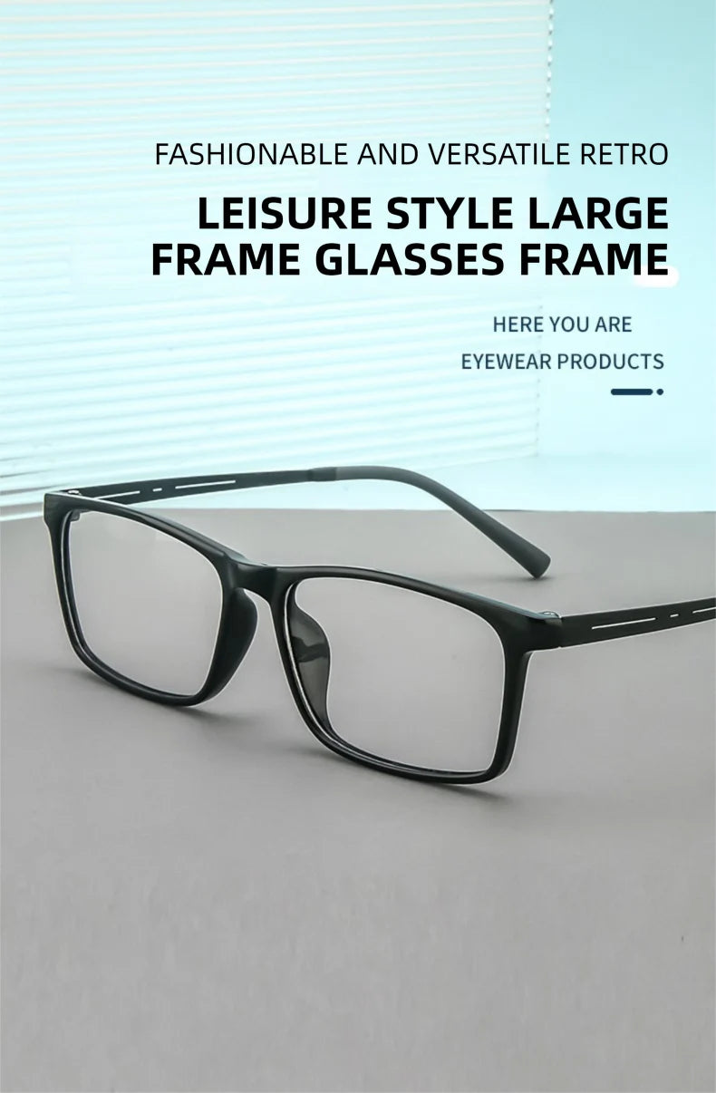 KANSEPT Square Man Glasses Myopia Big Face Glasses for Women Blue Light Lenses to Read Lunette De Lecture Femme Eyeglass Frames