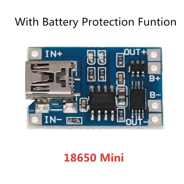 1-20PCS Type-c/Micro/Mini USB 5V 1A 18650 TP4056 Lithium Battery Charger Module Charging Board With Protection Function Li-ion