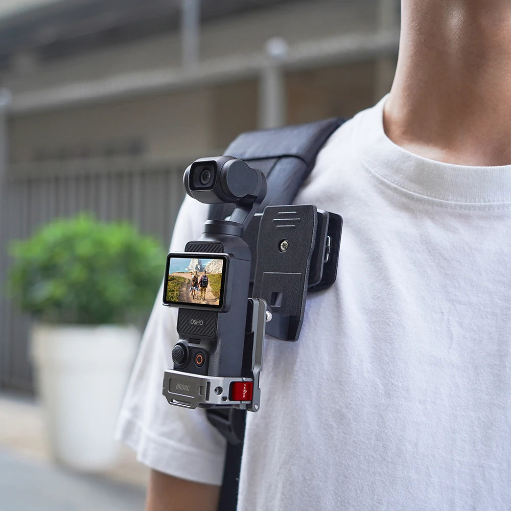 BRDRC Multi-Function Expansion Magnetic Mount for DJI Osmo Pocket 3,Aluminum Alloy Base,Pocket 3 Quick Release Accessories