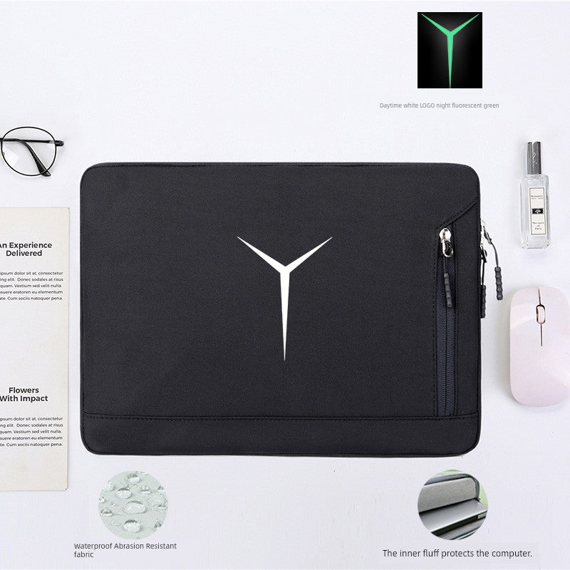 Gaming Notebook Applicable to Lenovo Saver R9000p Laptop Bag Liner Bag 2023 Y9000/7000x/K Waterproof Bubble Wrap Fleece-lined Protective Case 15.6-Inch Drop-Resistant