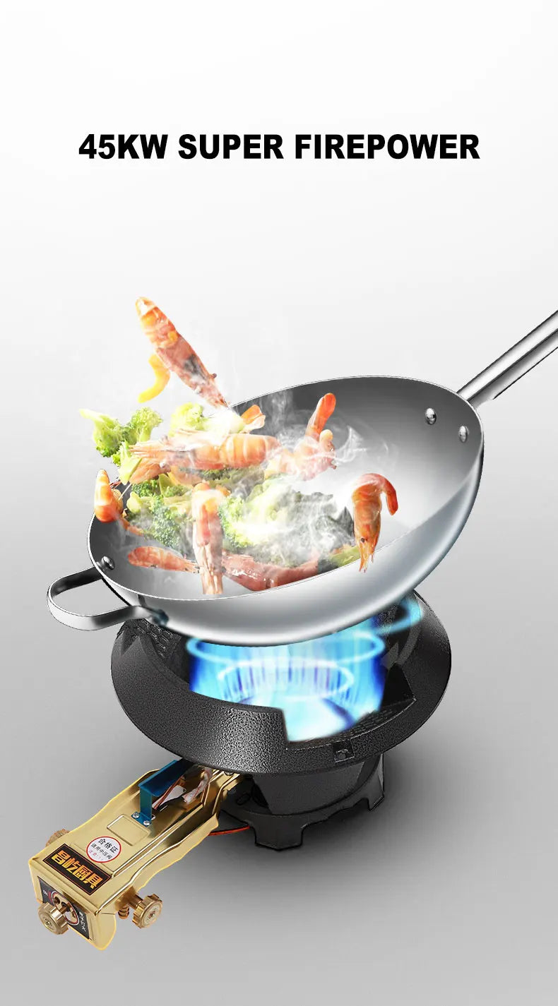 Energy-saving Kitchen Gas Stove Cooktop Hob Commercial Fierce Fire Gas Stove Single Gas Stove Liquefied Gas