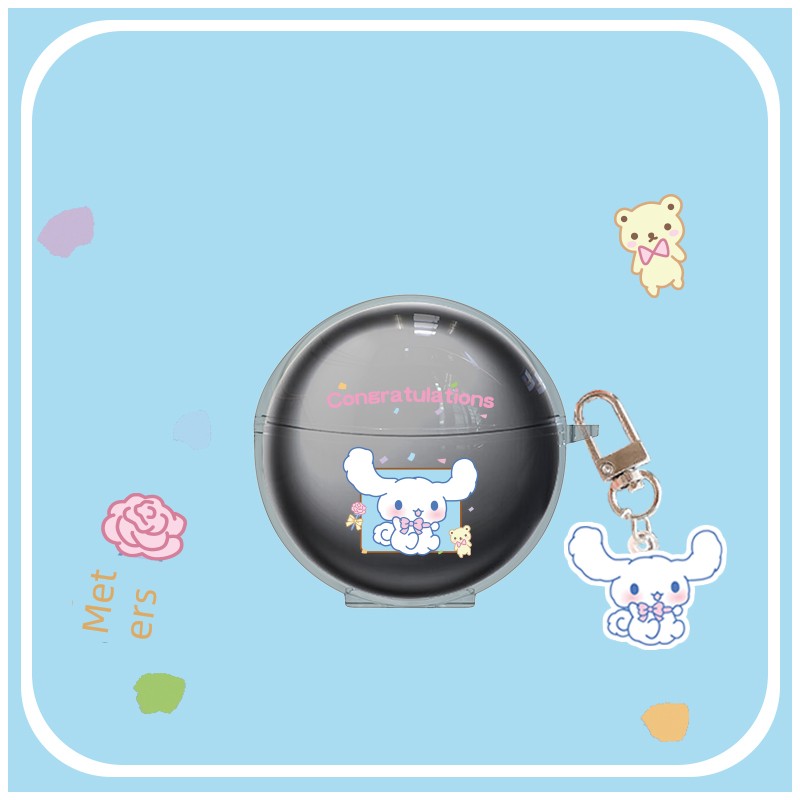 S6s Ultra Protective Case for Sanag Serena Small Nebula S6s Bluetooth Headphone Case New Arrival S6spro Transparent Silicone Earphone Case Pro Drop-Resistant Soft Case Cartoon Cute Female