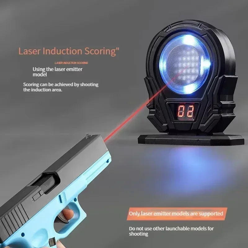 Christmas gifts mini infrared Dart Target Laser Training Target Induction Laser Target Auto-Scoring Target Sound Light Feedback