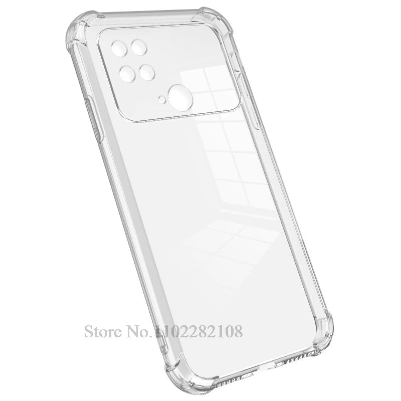 Shockproof Clear Cover For Xiaomi Poco C85 C75 C65 C71 C40 POCO F7 Ultra F6 F5 F2 Pro F4 F3 GT Transparent Silicone Case Fundas