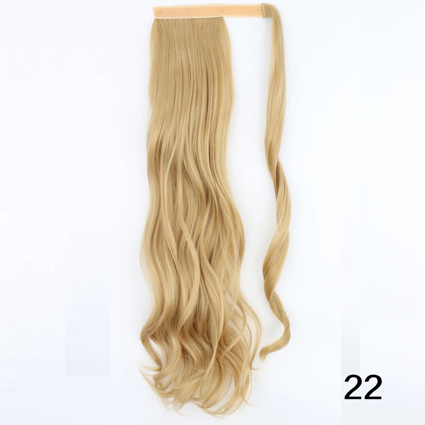 MERISIHAIR Synthetic 22 34 inches Long Straight Ponytail Extensions Heat Resisting Ponytail Brown Blonde Hair Women
