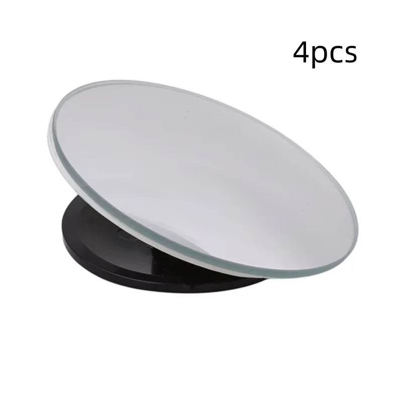 1 Set 5cm Universal Car 360 Blind Spot Side Mirror Stick on Glass Adjustable Safety Lens Security Protection Car Accessories