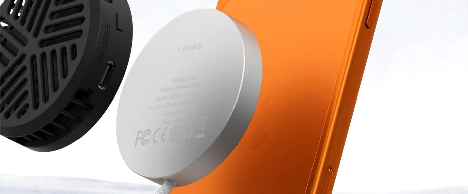 Hagibis Qi2.2 Dual-sided Magnetic Wireless Charger 15W 25W Magnetic Fast Charging Pad for MagSafe iPhone 17/16/15 Pro Airpods