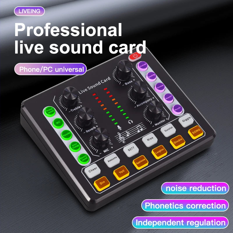 BM-800 Recording Studio Package with Voice Changer,Live Sound Card - Audio Interface for Live Streaming YouTube TikTok