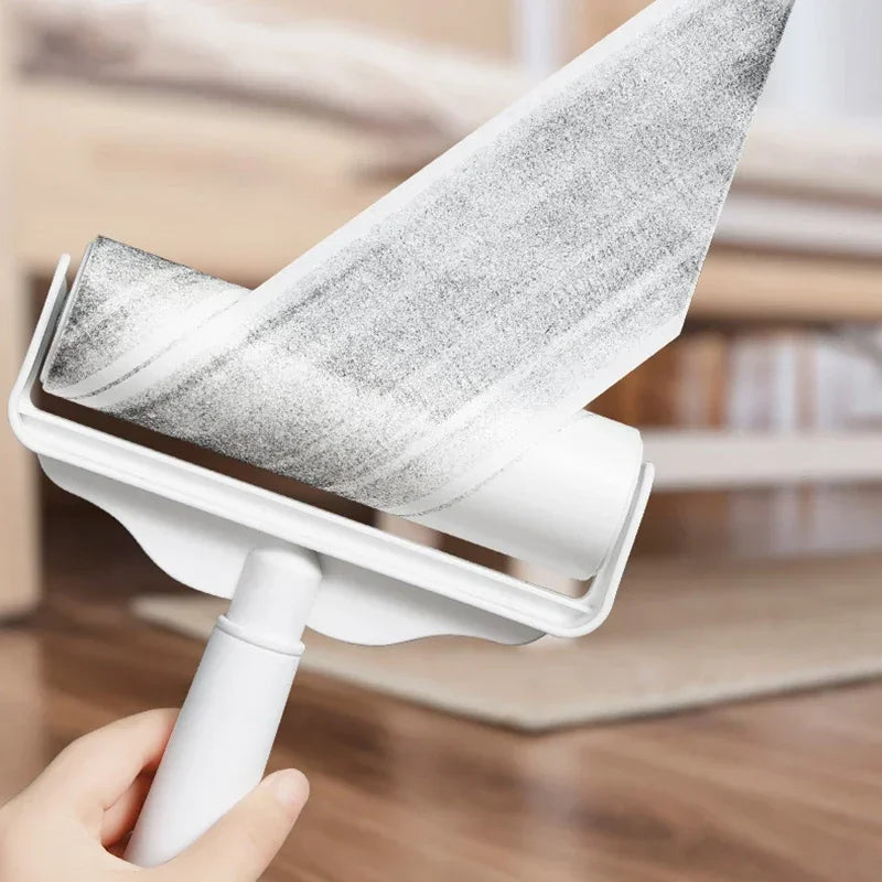 Wide Lint Rollers Brush Large Pet Hair Remover for Sofa Bed Carpet Cleaner Long Handle Dust brush Remover Roller with Refills