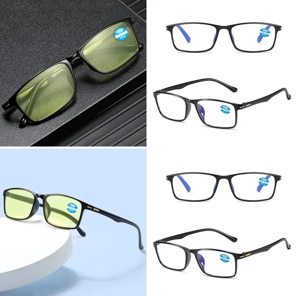 Intelligent Zoom Reading Glasses Automatically Adjust Reading Glasses Anti-blue Light Night Vision Presbyopic Eyewear
