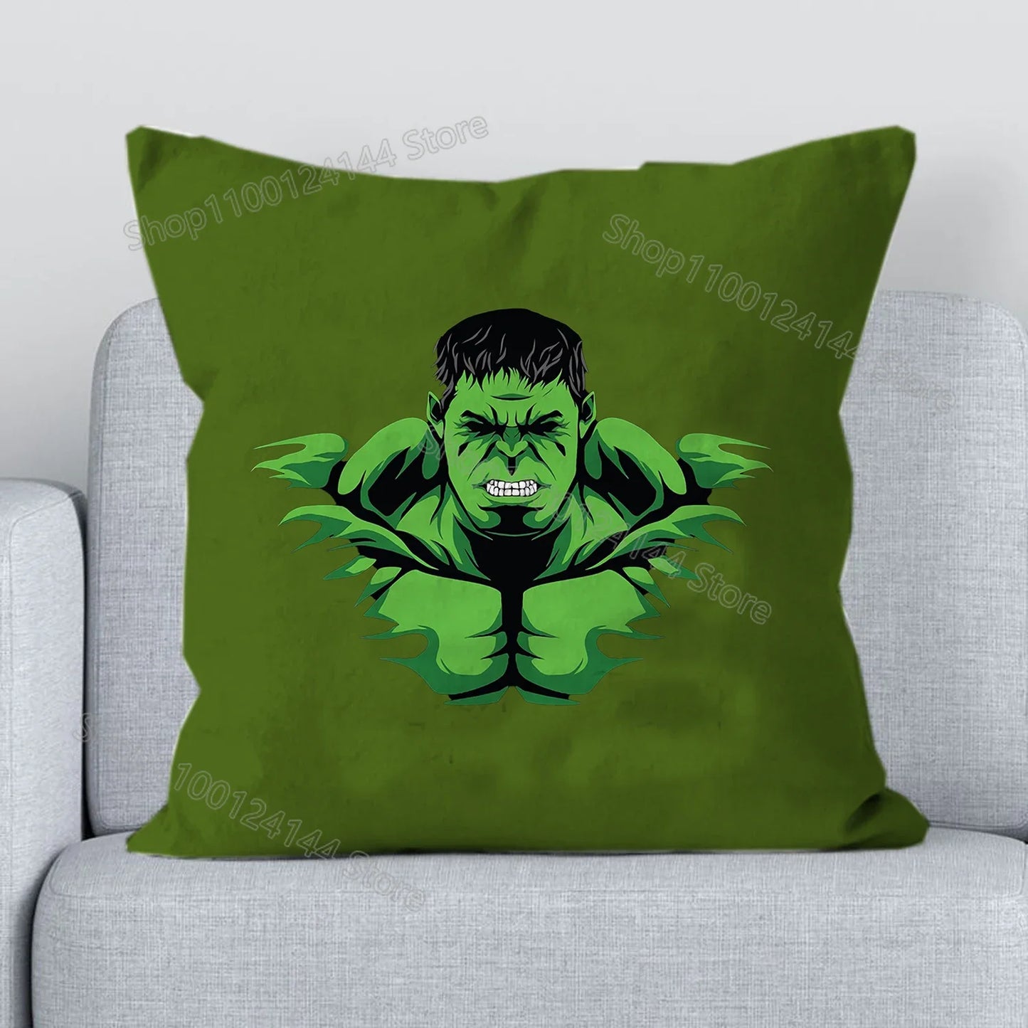 Marvels Avengers Pillowcases Cushion Covers Short Plush Cartoon Pillowslip Living Room Cartoon Sofa Pillow Cases Home Decor Gift