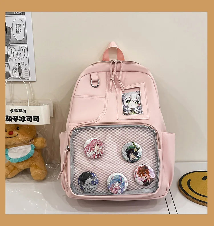 Japanese College Style Fashionable Backpack for Students Large Capacity Backpack for Women Highvalue Outdoor Backpack