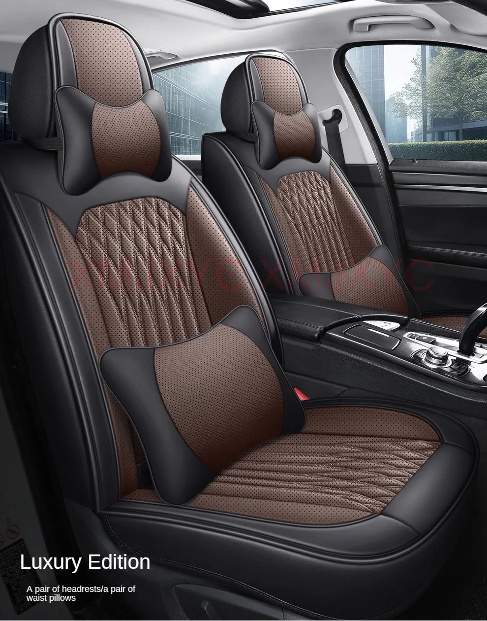 Pu Leather Universal Car Seat Cover for Mercedes A-Class W168 W169 W176 W177 A-Klasse A180 A190 A200 A220 A250 Auto Accessories
