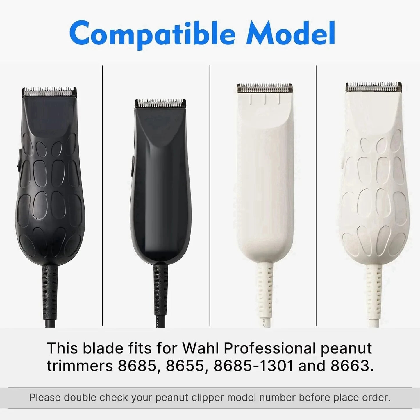 Peanut Clipper/trimmer Replacement Blade Snap-On For Wahl Peanut Hair Clipper 8685, 8655, 8663, 8685-1701
