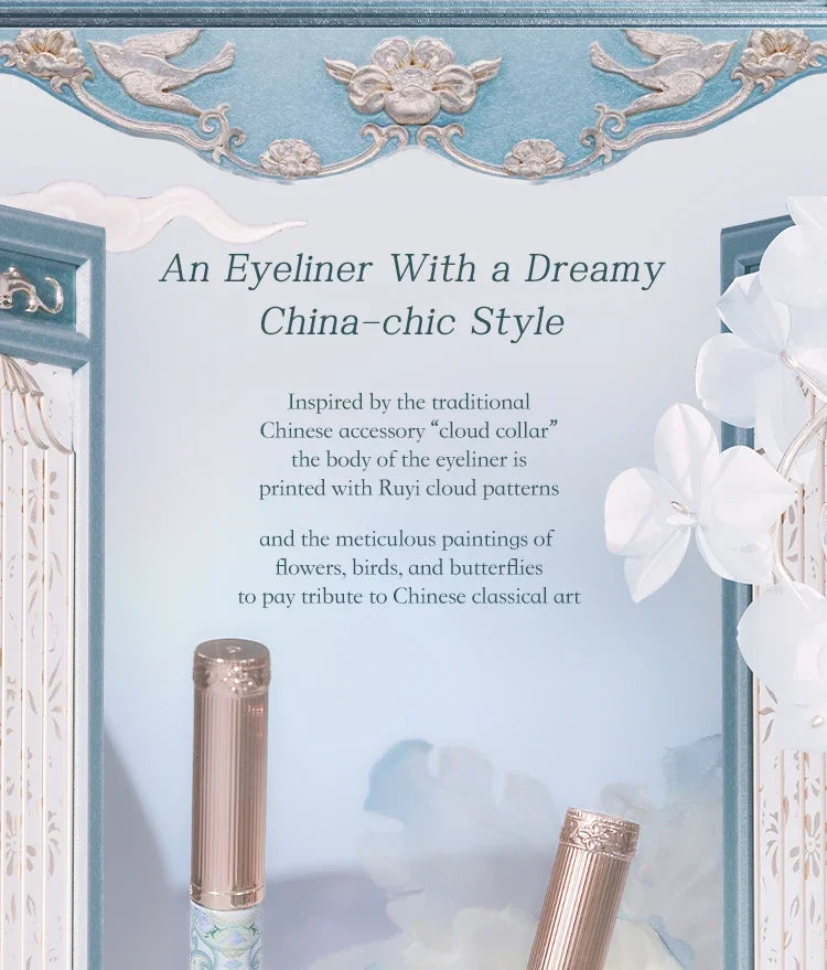 Flower Knows Mascara Eyeliner Butterfly Cloud Collection Long-lasting Waterproof Lash-Lengthening Non-Smudge Fine Natural