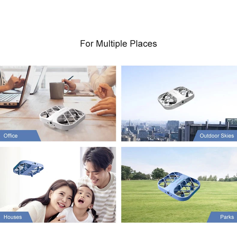 Mini Drone With 4k Professional Camera Air Hover 360° Roll Wide-Angle Camera Portable Long Life Remote Control Helicopter Toy