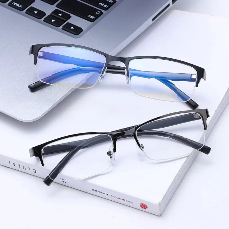 Intelligent Progressive Reading Glasses For Men Women Near And Dual-Use Anti Blue Light Automatic Adjustment Eyewear