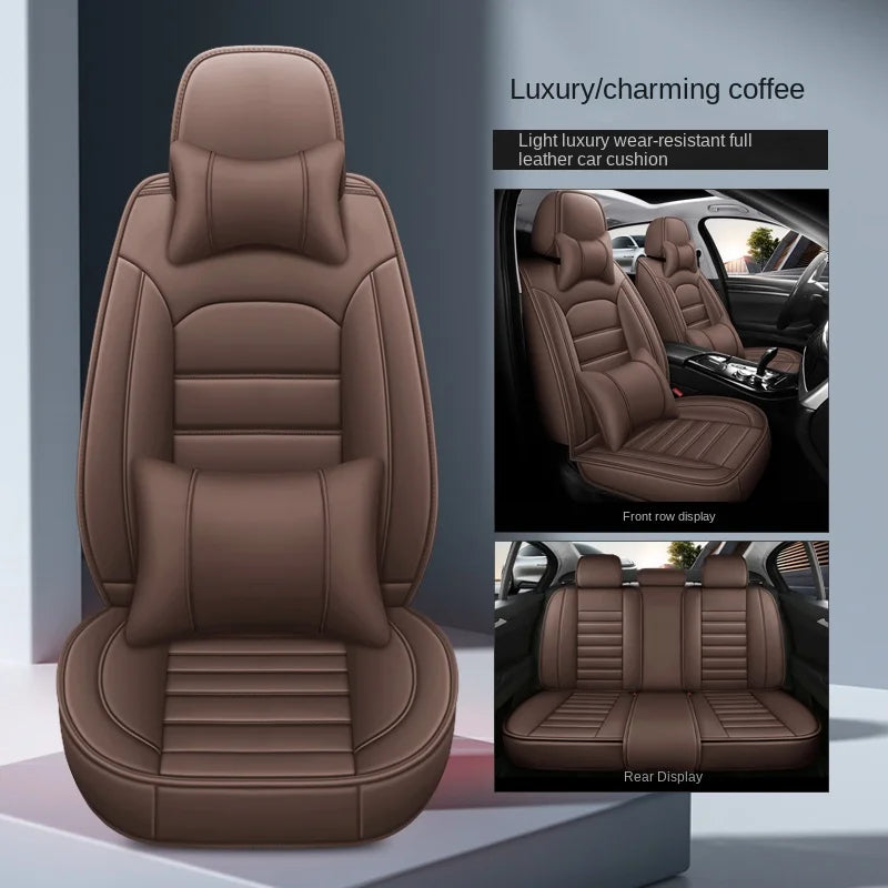 Universal Style Car Seat Cover for Volkswagen Touareg Golf ID3 ID4 X T-Cross Car Accessories Interior Details Seat Protector