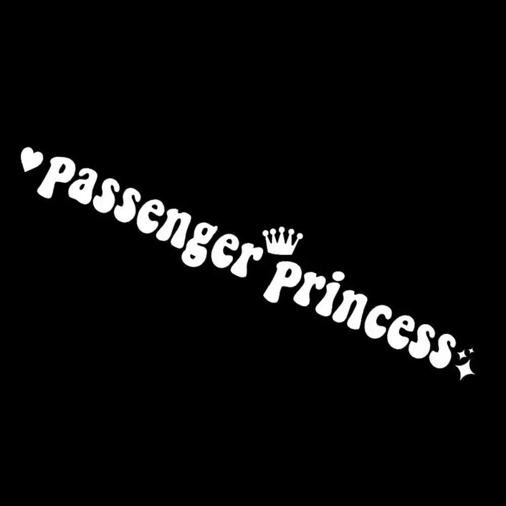 Passenger Princess Passenger Princess Car Stickers Self Adhesive Reflective Passenger Princess Sticker Personality Funny