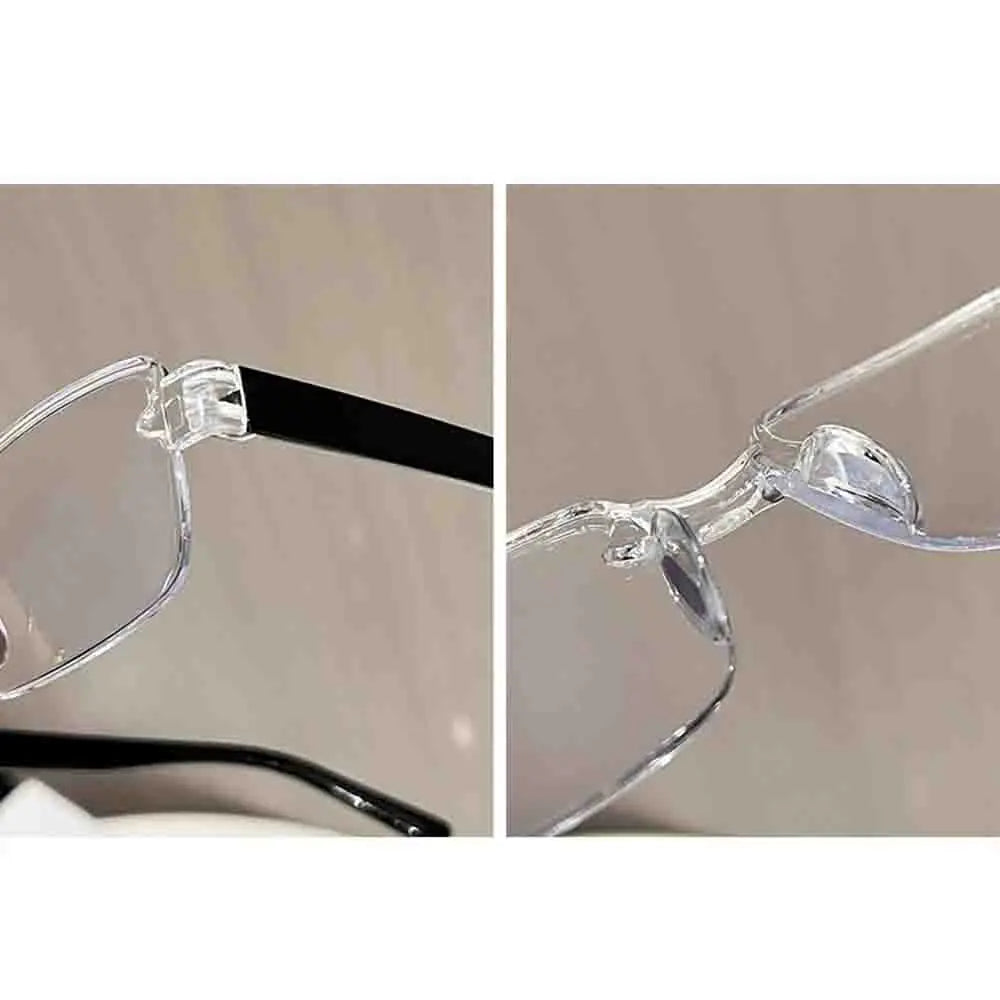 Smart Zoom Reading Glasses Anti Blue Light Presbyopia Glasses for Men Women Adjustable Focus Light Lightweight Reading Glasses