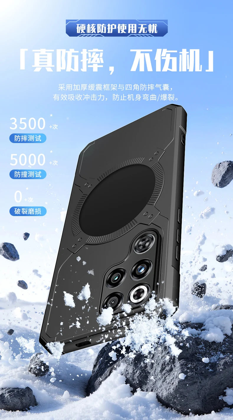 Armor Protective Heat Dissipation Phone Case For Redmagic 11 10 Air 10s 9s 9 11 11s Pro+ Pro Plus Case Shockproof Magnetic Cover