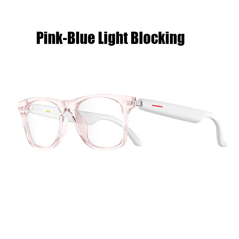 Smart AI Glasses with Language Smart Glasses Earphones Touch Control 10 Meters Wireless Distance AI Glasses for Travel Business