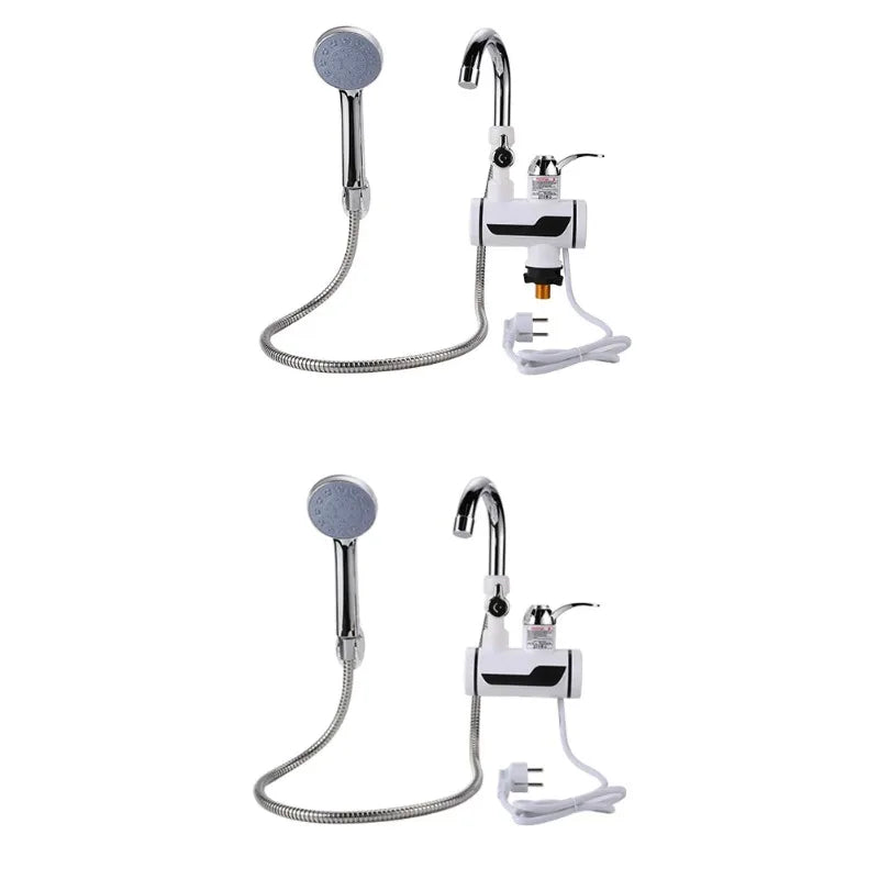 3000W Instant Electric Water Heater Shower Digital Display 220V Kitchen Bathroom Tankless Hot Water Faucet Heater