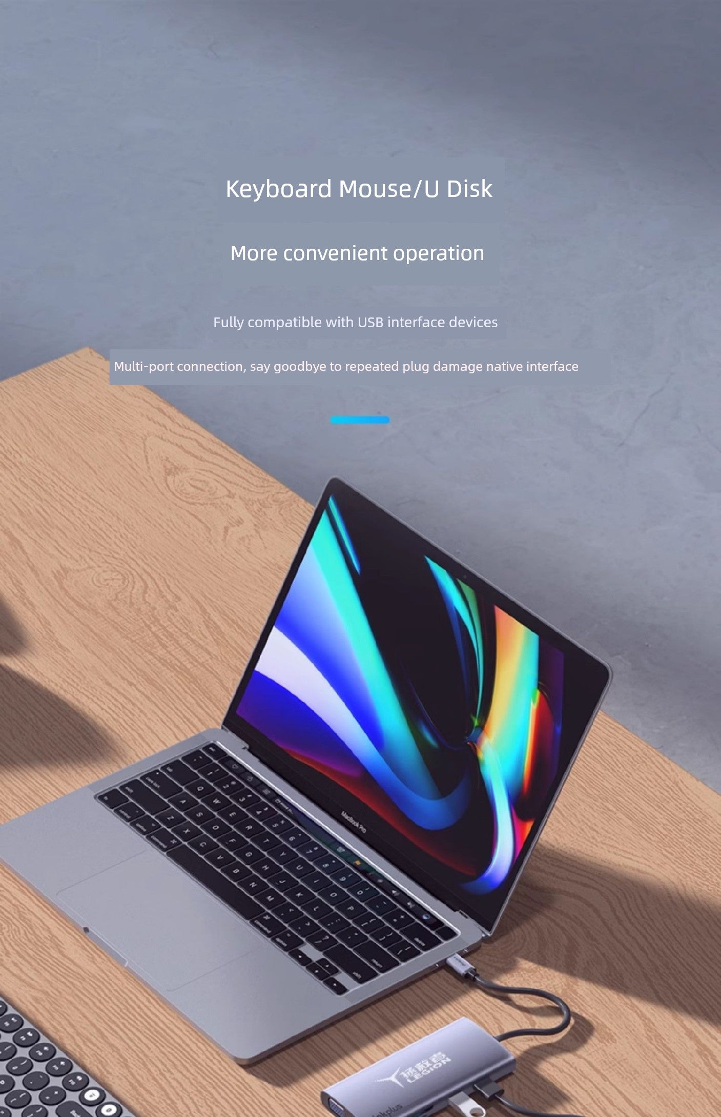 Lenovo Saver USB Cast Screen Network Cable Expansion Dock