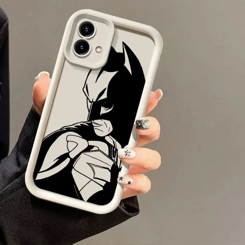 B-Bats-Mans Marvel Phone Case for Motorola Moto Edge 70 60 Fusion 50 Pro 40 Neo G06 G56 G86 G85 G84 G75 G56 G53 G52 30 G14 Cover