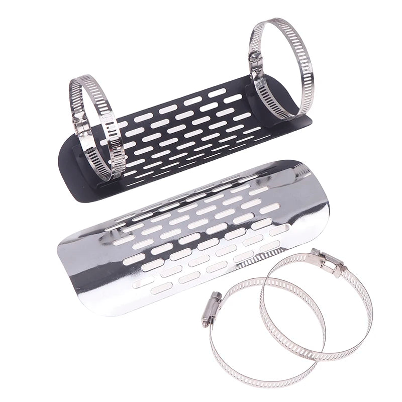 1PC Universal Motorcycle Exhaust Pipe Heat Shield Cover Muffler Protector Guard Moto Accessories Fit For Motorcycle