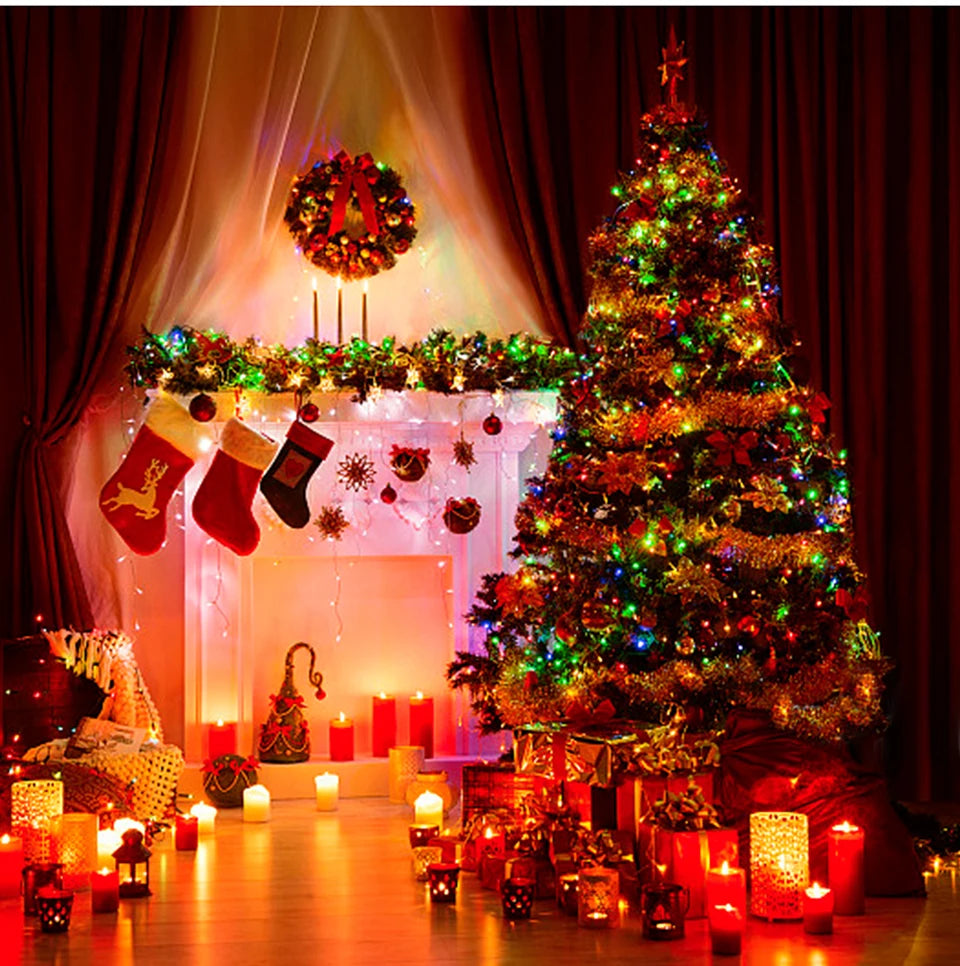 50M 100M 24V LED Christmas Lights Fairy Garland String Light Waterproof For Outdoor Garden Home Holiday New Year Party Decor