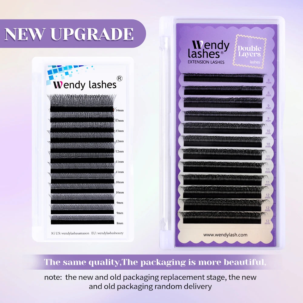Wendy Lashes 6D W Shape EyeLash Extension Premade Volume Fan High Quality Fake Eyelashes Supplies Natural Look Handmade Lash