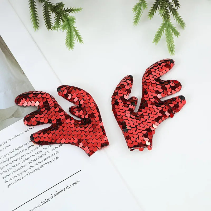 Christmas New Products Antler Accessories Hat Accessories Antler Accessories Headband Sequins Antler Accessories