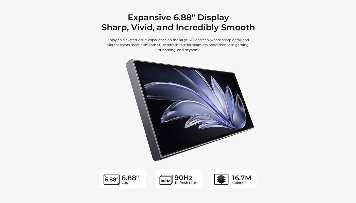 OUKITEL C62 Pro NFC Smartphone Android 15, 6.88" HD+ 1.81" Sub Screen Unisoc T615 Cell Phone, 24GB (8+16) + 256GB, 5150mAh
